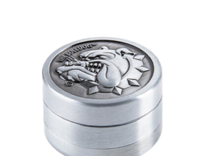 The Bulldog Original Silver Metal Grinder 40mm – 3 parts