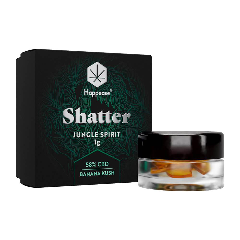Shatter 58% CBD Banana Kush