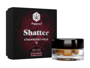 Shatter 58% CBD Strawberry Bubblegum