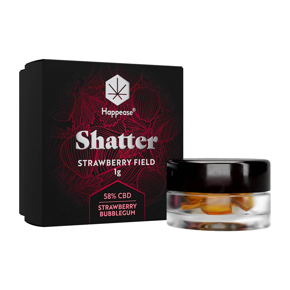 Shatter 58% CBD Strawberry Bubblegum