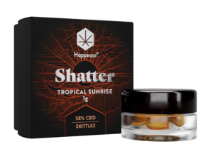 Shatter 58% CBD Zkittlez