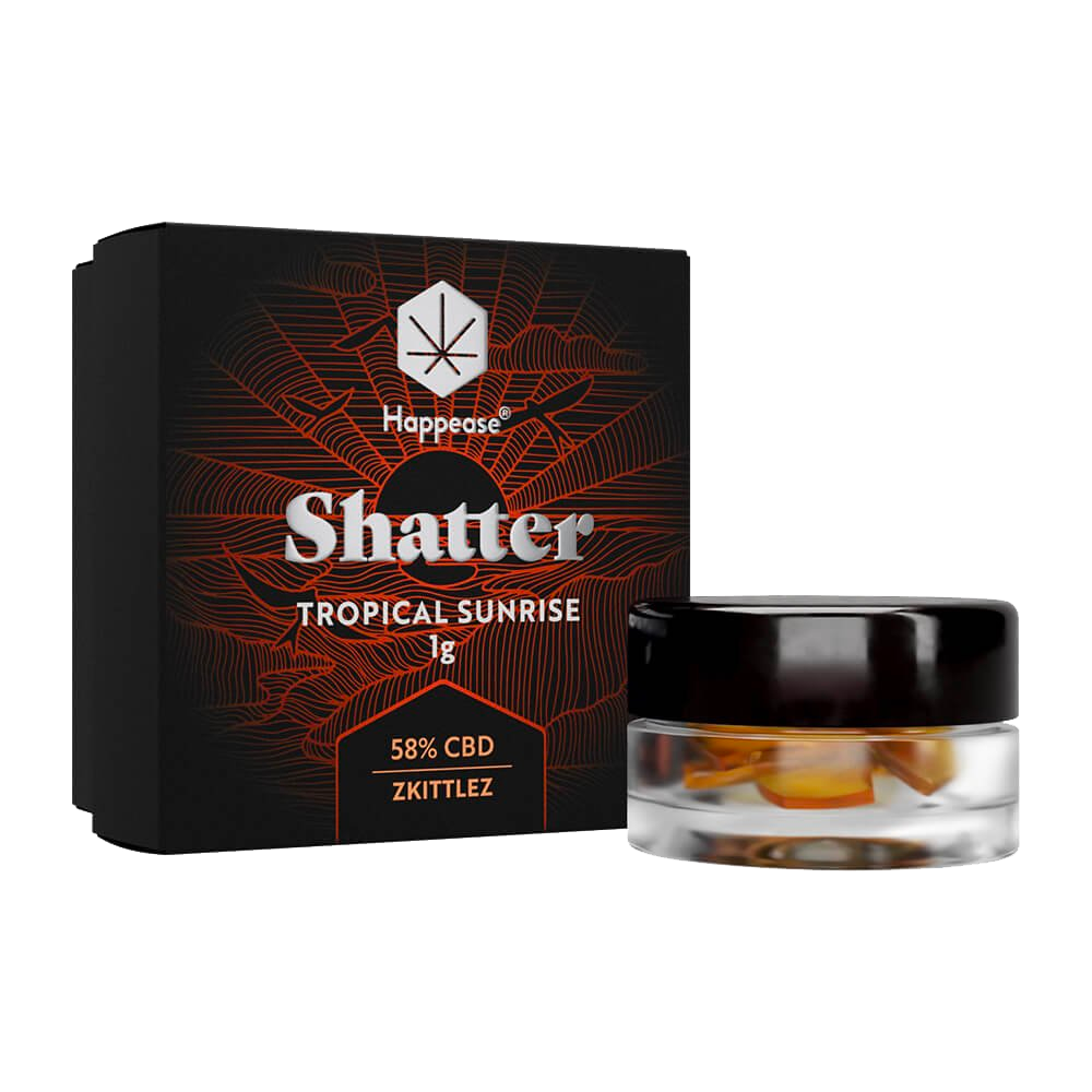 Shatter 58% CBD Zkittlez