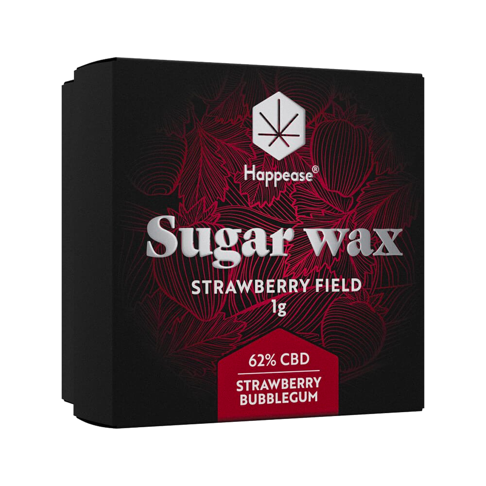 Sugar Wax 62%CBD Strawberry Bubblegum