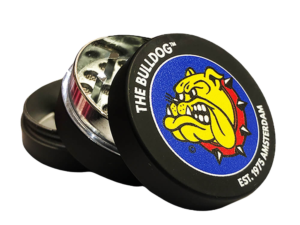 The Bulldog Original Fekete Fém Grinder (35mm – 3 részes)