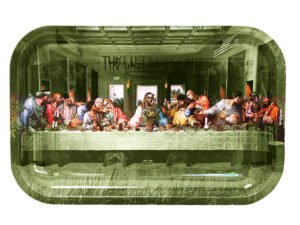 The Last Session Medium Metal Rolling Tray Tálca