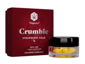 Crumble 90% CBD Strawberry Bubblegum