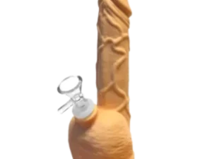 White Penis Silicone Bong 20cm
