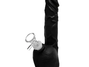 Black Penis Silicone Bong 20cm