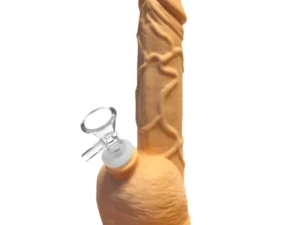 White Penis Silicone Bong 20cm