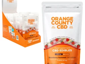 Orange County CBD Grab Bag Strawberries Gumicukor 200mg CBD 50g