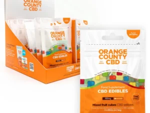 Orange County CBD Mini Grab Bag Cubes Gumicukor 100mg CBD 25g